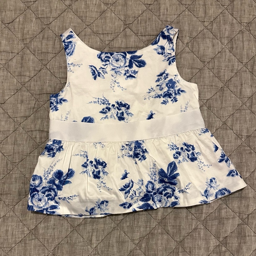 Janie and Jack Floral infant top
